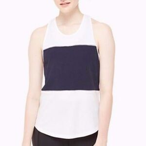 Kate Spade California Dreaming Colorblock Racerback Tank Size XSmall NWT